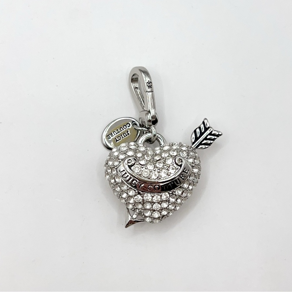Juicy Couture silver heart locket charm